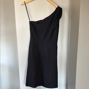 Banana Republic Black One-Shoulder Dress